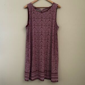 Magnolia Grace Red Alaina Knit Sleeveless Dress Size XLarge